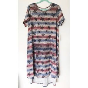 LuLaRoe Dresses - Patriotic Carly Dress {Lularoe American Dreams} LuLaRoe Dresses - Patriotic Carly Dress {Lularoe American Dreams}